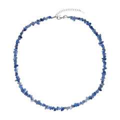 Blue Quartz Silver Necklace