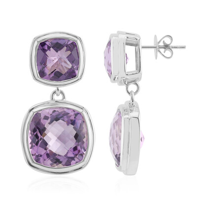 Amethyst Silver Earrings (Pallanova)