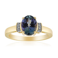 9K Unheated Tanzanite Gold Ring