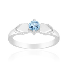 Mozambique Aquamarine Silver Ring (Pallanova)