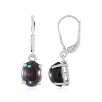 Mezezo Opal Silver Earrings
