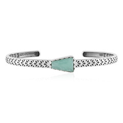 Amazonite Silver Bangle (Desert Chic)