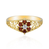 Mozambique Garnet Silver Ring