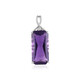 Siberian Amethyst Silver Pendant