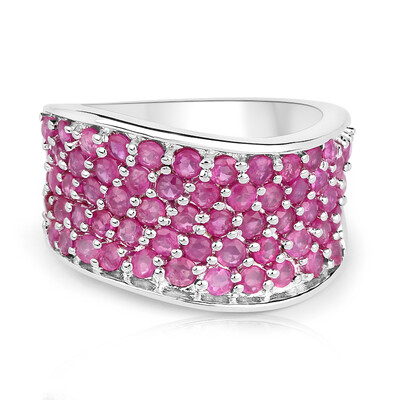 Ruby Silver Ring