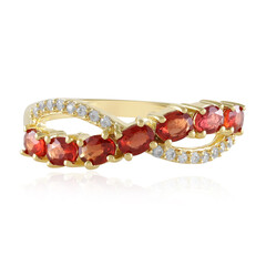 Tanzanian Ruby Silver Ring