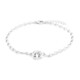 White Topaz Silver Bracelet