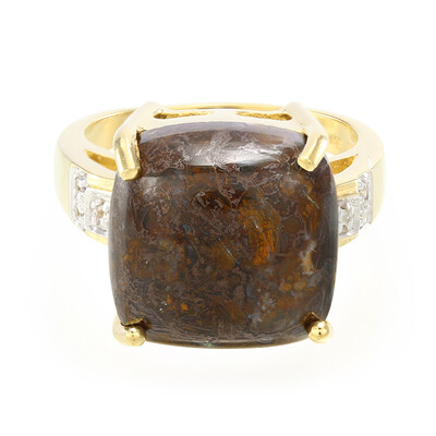 Dinosaur Bone Silver Ring