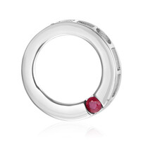 Ruby Silver Pendant