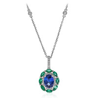 14K AAA Tanzanite Gold Necklace (CIRARI)