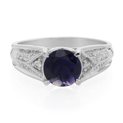 Ceylon Iolite Silver Ring