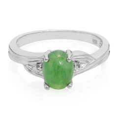 Imperial Chrysoprase Silver Ring