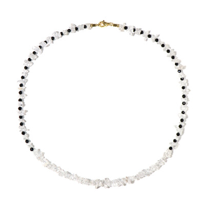 White Quartz Silver Necklace