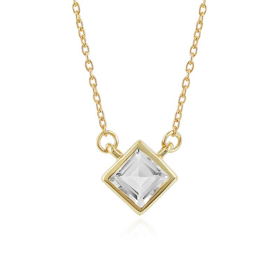 White Topaz Silver Necklace