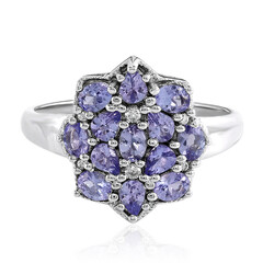 Tanzanite Silver Ring