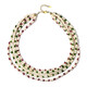 White Freshwater Pearl Silver Necklace (Riya)
