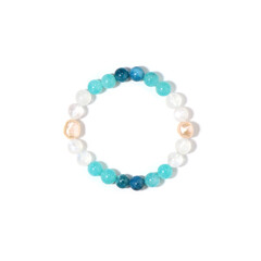 Peach Freshwater Pearl Bracelet (Riya)
