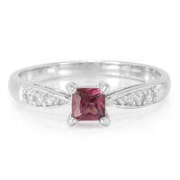 Rhodolite Silver Ring