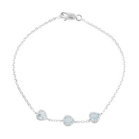 Sky Blue Topaz Silver Bracelet