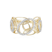 9K I1 (I) Diamond Gold Ring (Ornaments by de Melo)