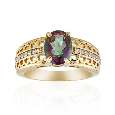Mystic Quartz Silver Ring