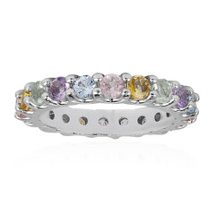 Sky Blue Topaz Silver Ring