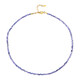 Tanzanite Silver Necklace