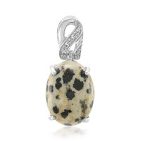 Dalmatian Jasper Silver Pendant