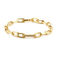 I3 (I) Diamond Silver Bracelet