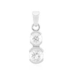 Herkimer Diamond Quartz Silver Pendant (Pallanova)