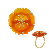 Carnelian Silver Ring