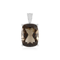 Smoky Quartz Silver Pendant
