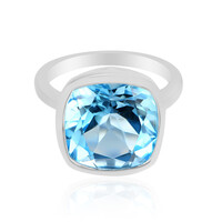 Sky Blue Topaz Silver Ring