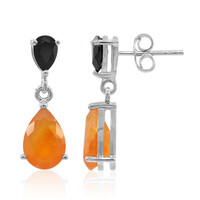 Carnelian Silver Earrings