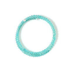 Amazonite Steel Bangle (Riya)