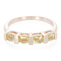Moon Sunstone Silver Ring