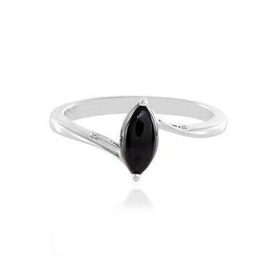 Black Onyx Silver Ring