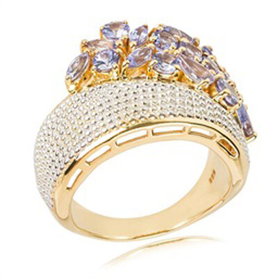 Tanzanite Silver Ring