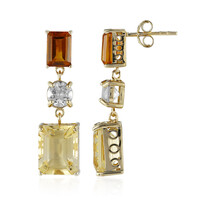 Citrine Silver Earrings