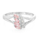 Padparadscha Sapphire Silver Ring