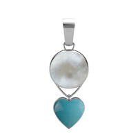 Mother of Pearl Silver Pendant