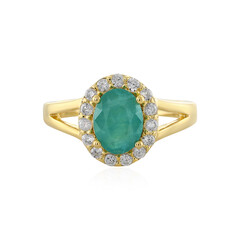 Grandidierite Silver Ring