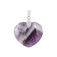 Amethyst Silver Pendant