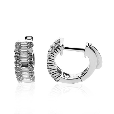 14K SI2 (H) Diamond Gold Earrings (CIRARI)