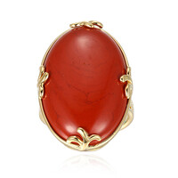 Red Jasper Silver Ring