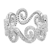 Zircon Silver Ring