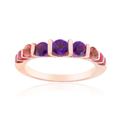 Zambian Amethyst Silver Ring