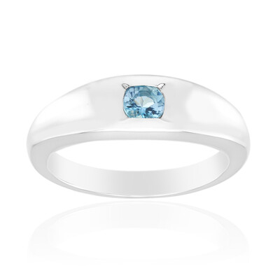 Mozambique Aquamarine Silver Ring (Pallanova)