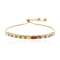Sky Blue Topaz Silver Bracelet