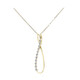 14K I1 (H) Diamond Gold Necklace (CIRARI)